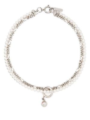 Justine Clenquet - Silver-Tone Jip Pearl Necklace