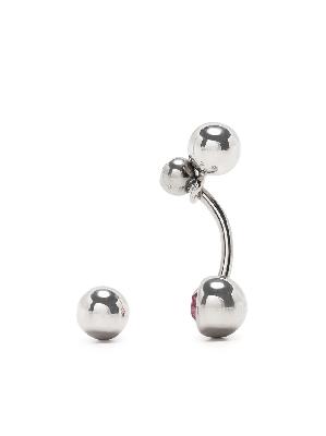 Justine Clenquet - Silver-Tone Alan Orb Earrings