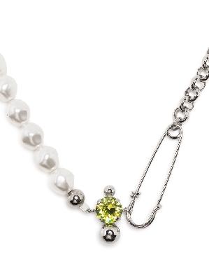 Justine Clenquet - Silver-Tone Stan Faux Pearl Necklace