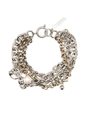 Justine Clenquet - Silver-Tone Kirby Tiered Chain Bracelet