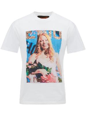 JW Anderson - White Carrie Print Cotton T-Shirt