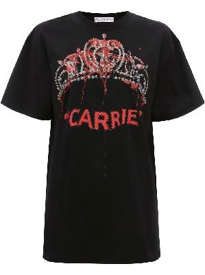 JW Anderson - Black Carrie Print Cotton T-Shirt