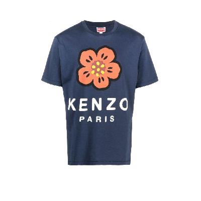 Kenzo - Blue Boke Flower Print T-Shirt