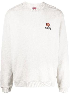 Kenzo - Grey Boke Embroidered Cotton Sweatshirt