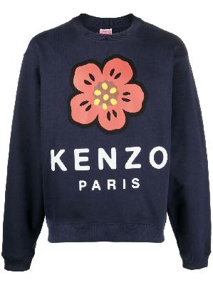 Kenzo - Blue Boke Flower Print Sweatshirt