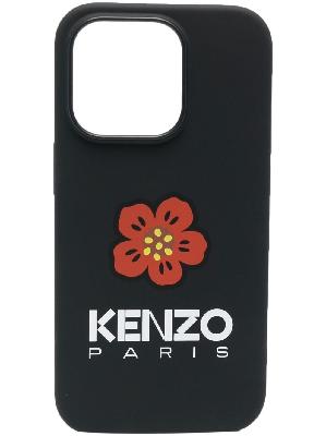 Kenzo - Black Boke Flower IPhone 14 Pro Case