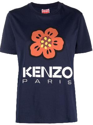 Kenzo - Blue Boke Flower Print T-Shirt