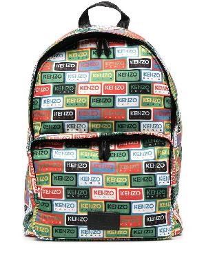 Kenzo - Multicolour Labels Logo Print Backpack