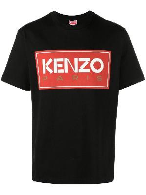 Kenzo - Black Cotton Logo Print T-Shirt