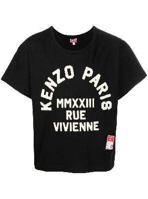 Kenzo - Black Rue Vivienne Print T-Shirt