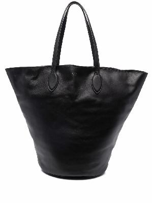KHAITE - Black The Osa Medium Leather Tote Bag