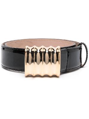 KHAITE - Black Julius Leather Belt