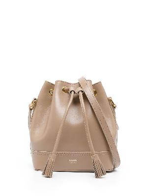 KHAITE - Brown Cecilia Leather Bucket Bag