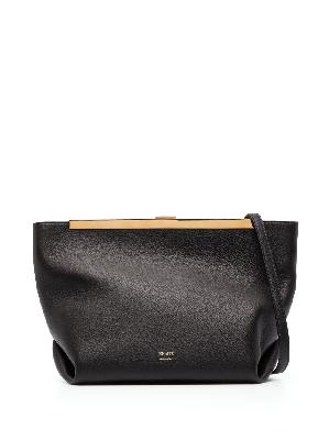 KHAITE - Black Augusta Leather Crossbody Bag
