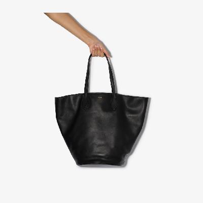 KHAITE - Black Osa Medium Leather Tote Bag