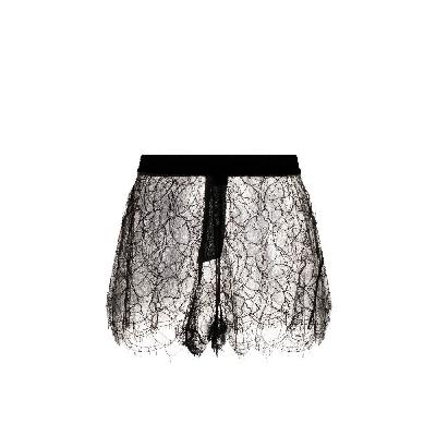Kiki De Montparnasse - Black Floral Lace Shorts