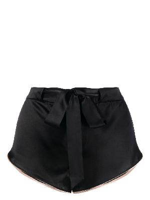 Kiki De Montparnasse - Black Silk Pyjama Shorts