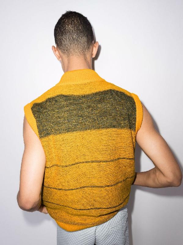 生まれのブランドで Kiko Kostadinov Nash Intarsia Vest