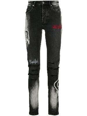 Ksubi - X Juice Wrld Van Winkle 999 Black Heavens Jeans