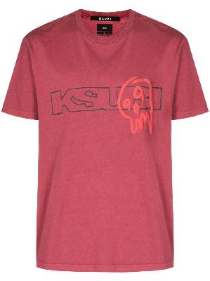 Ksubi - X Juice WRLD Red 999 Club Skull Kash T-Shirt