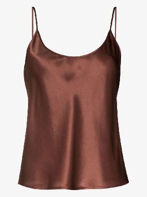 La Perla - Brown S4 Silk Camisole Top