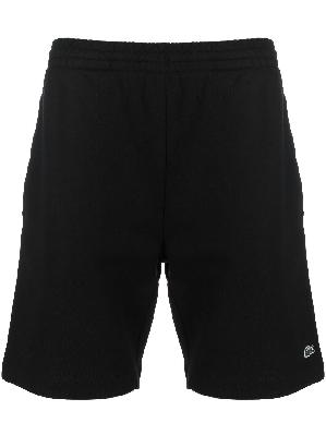 Lacoste - Black Jersey Fleece Shorts