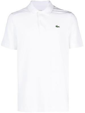 Lacoste - White Lacoste SPORT Piqué Polo Shirt