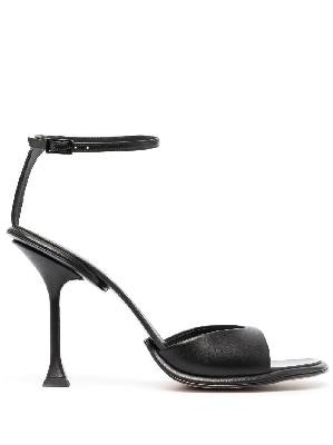 Lanvin - Black Straplight 110 Leather Sandals
