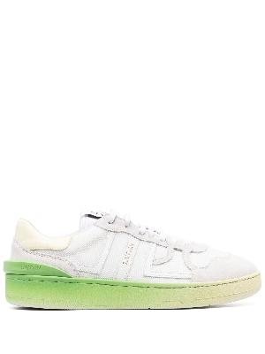 Lanvin - White Clay Low-Top Sneakers