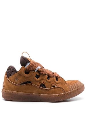 Lanvin - Brown Curb Low-Top Sneakers