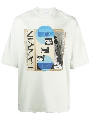 Lanvin - White Graphic Print Cotton T-Shirt
