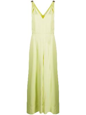 Lanvin - Yellow V-Neck Sleeveless Dress