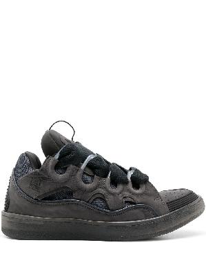 Lanvin - Grey Curb Oversized Laces Sneakers