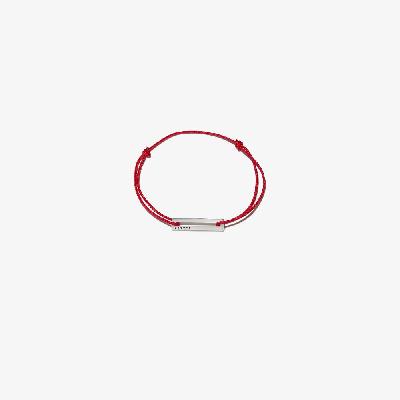Le Gramme - Sterling Silver Le 1.7g Perforated Cord Bracelet