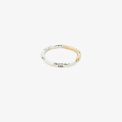 Le Gramme - 18K Yellow Gold And Sterling Silver La 3g Segment Polished Ring