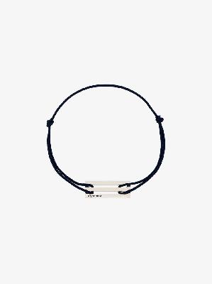 Le Gramme - Sterling Silver Le 2.5g Punched Cord Bracelet