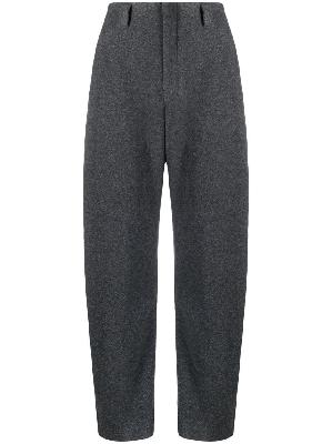 Lemaire - Grey Curved Wide-Leg Trousers
