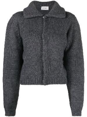 Lemaire - Grey Cropped Cardigan