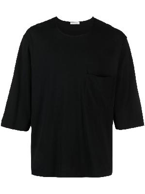 Lemaire - Black Oversized Cotton T-Shirt