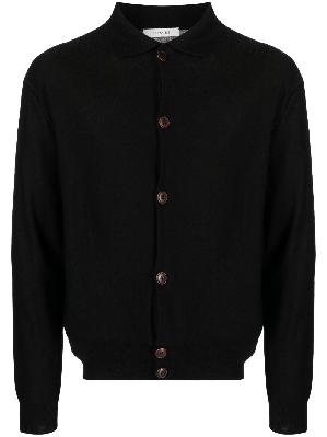 Lemaire - Black Button Fastening Cardigan