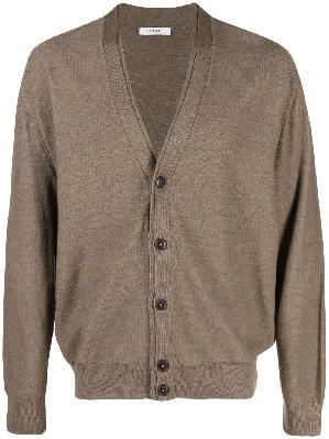Lemaire - Brown Button Fastening Cardigan