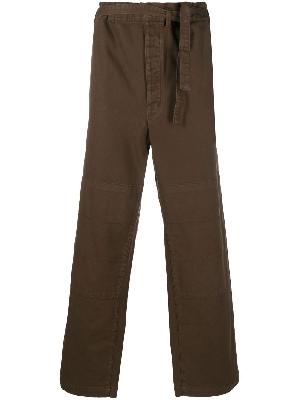 Lemaire - Brown Belted Straight-Leg Trousers