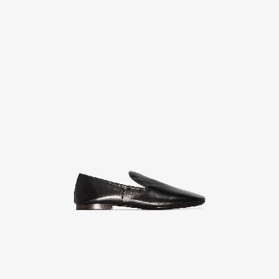 Lemaire - Black Soft Leather Loafers