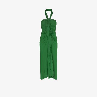 LOEWE - Draped Halterneck Midi Dress