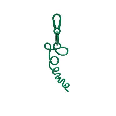 LOEWE - Green Signature Metal Charm