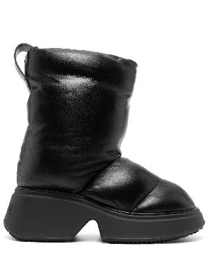 LOEWE - Black Padded Ankle Boots