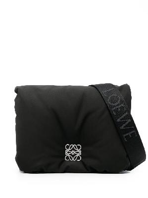LOEWE - Black Goya Puffer Shoulder Bag