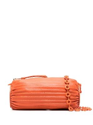 LOEWE - Orange Leather Bracelet Pouch Bag