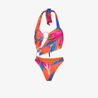 Louisa Ballou - Sex Wax Floral Print Swimsuit