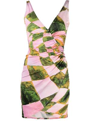Louisa Ballou - Pink Summer Solstice Mini Dress